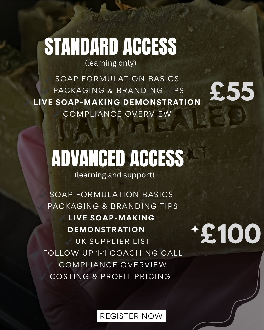 SHEMA SKINCARE: SOAP MAKING MASTERCLASS