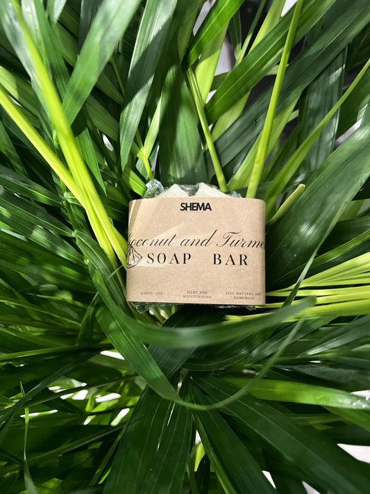 COCONUT AND TURMERIC SOAP BAR